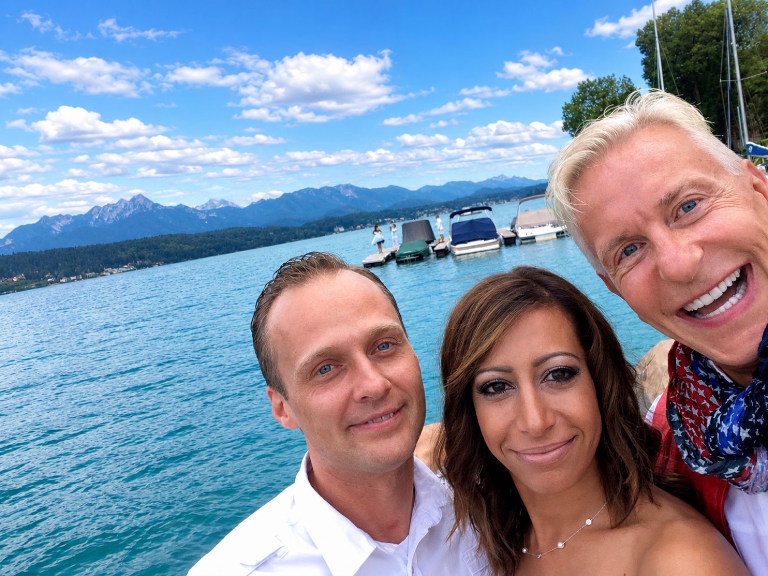 Thomas Kramer mit Natascha Khani und Alexander Presch